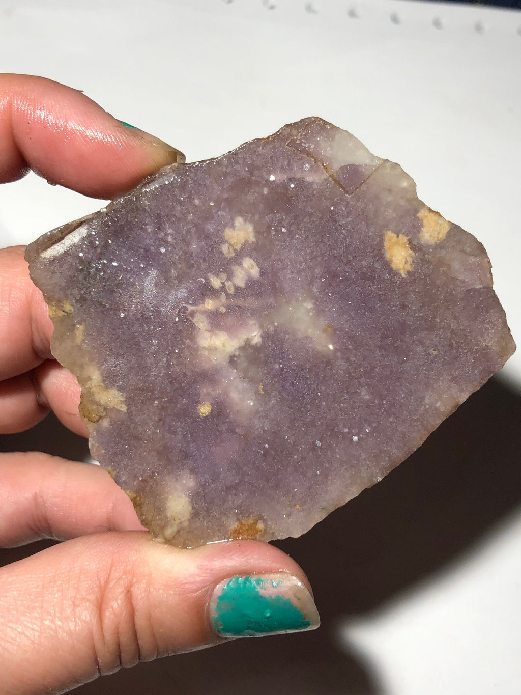 Gemmy Lepidolite Slab from Colorado