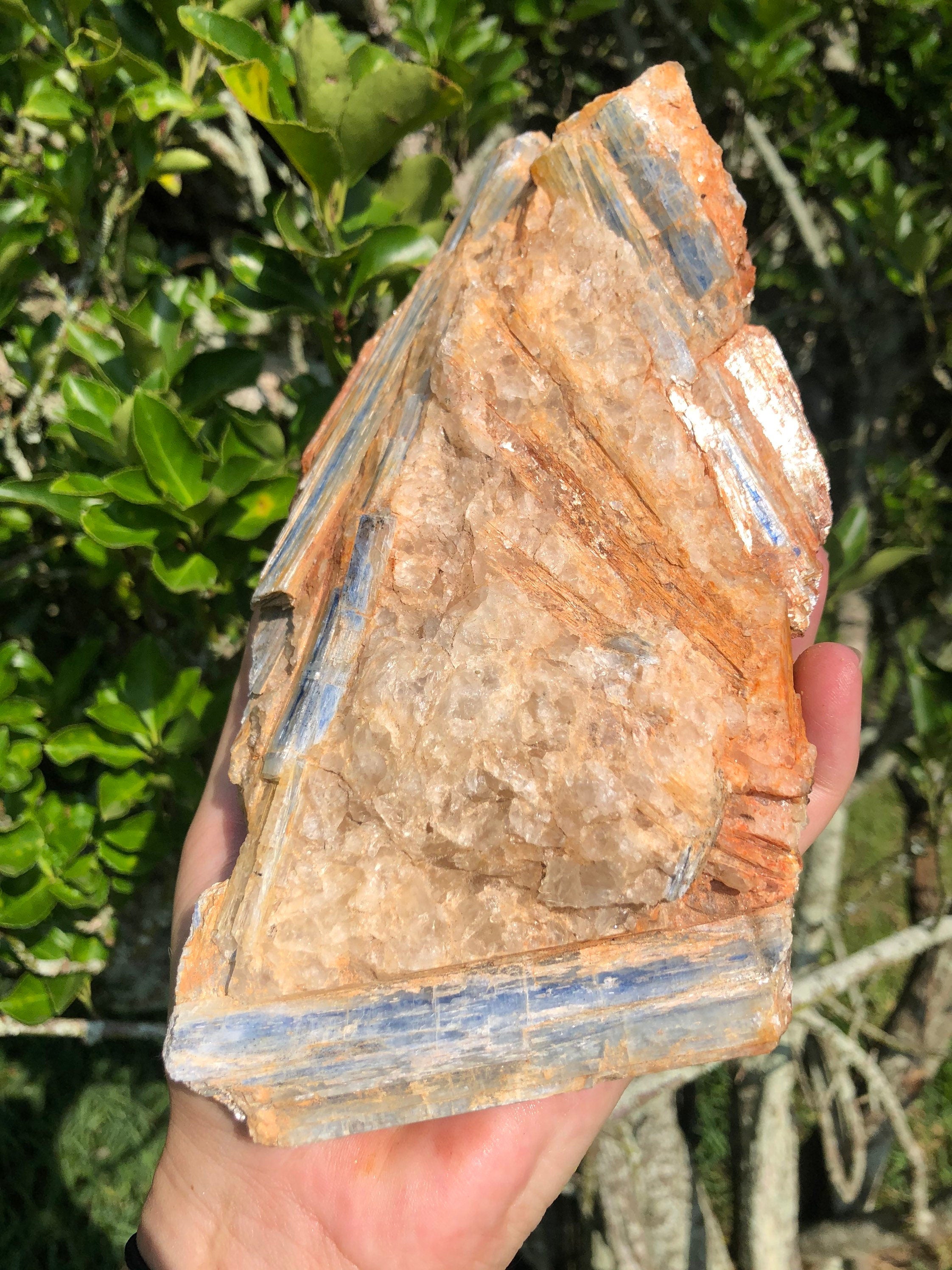 Huge Blue Kyanite crystals in Matrix