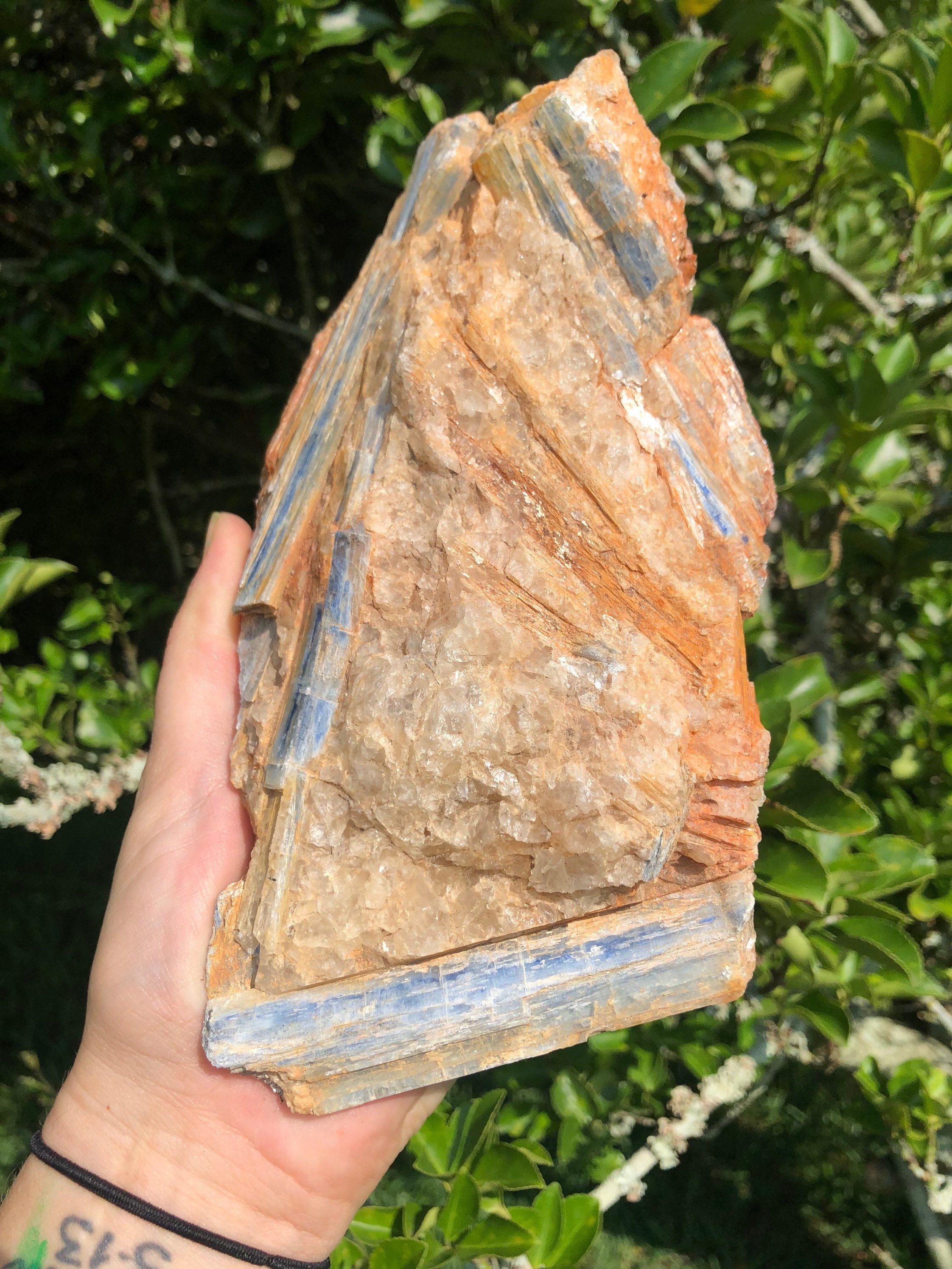 Huge Blue Kyanite crystals in Matrix