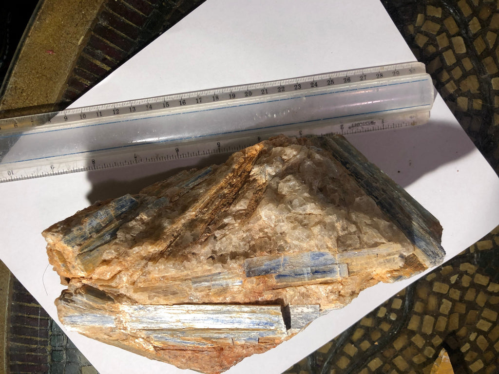 Huge Blue Kyanite crystals in Matrix