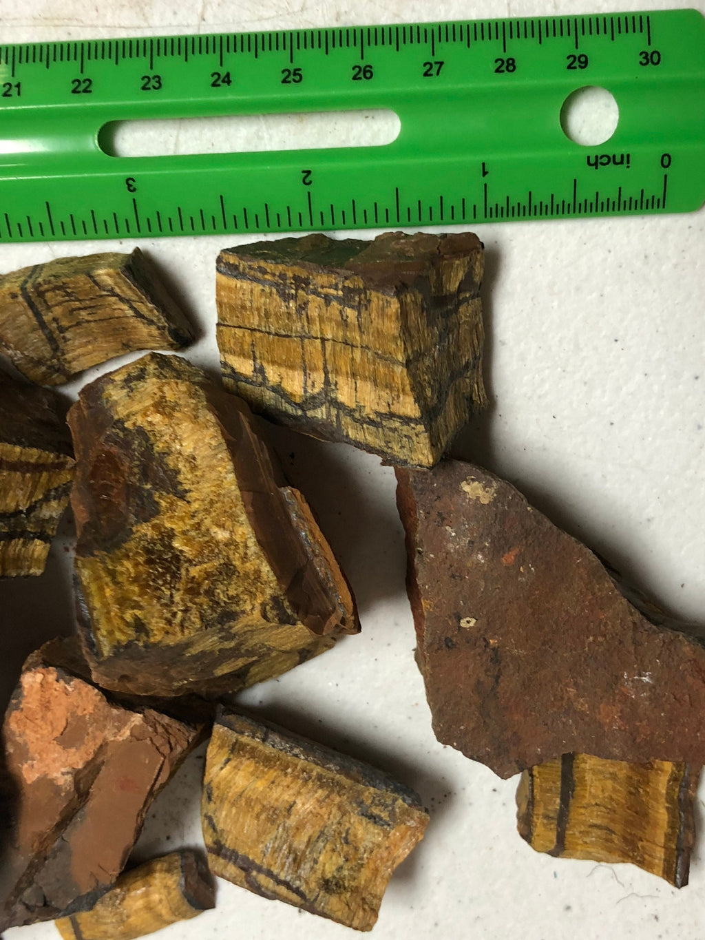 1lb Tiger’s Eye Rough Crystals