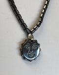 Hematite Sun Beaded Necklace