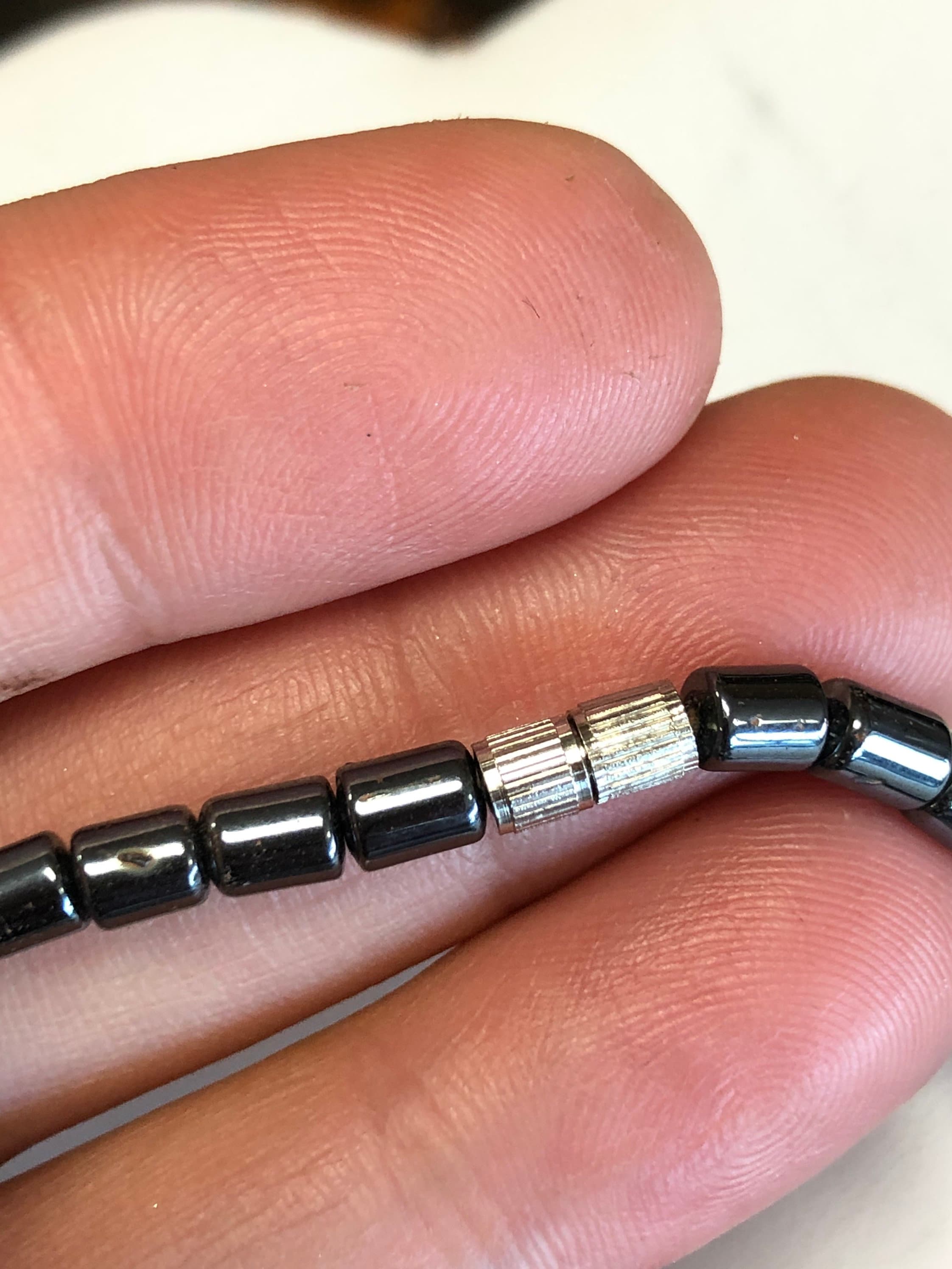 Hematite Sun Beaded Necklace