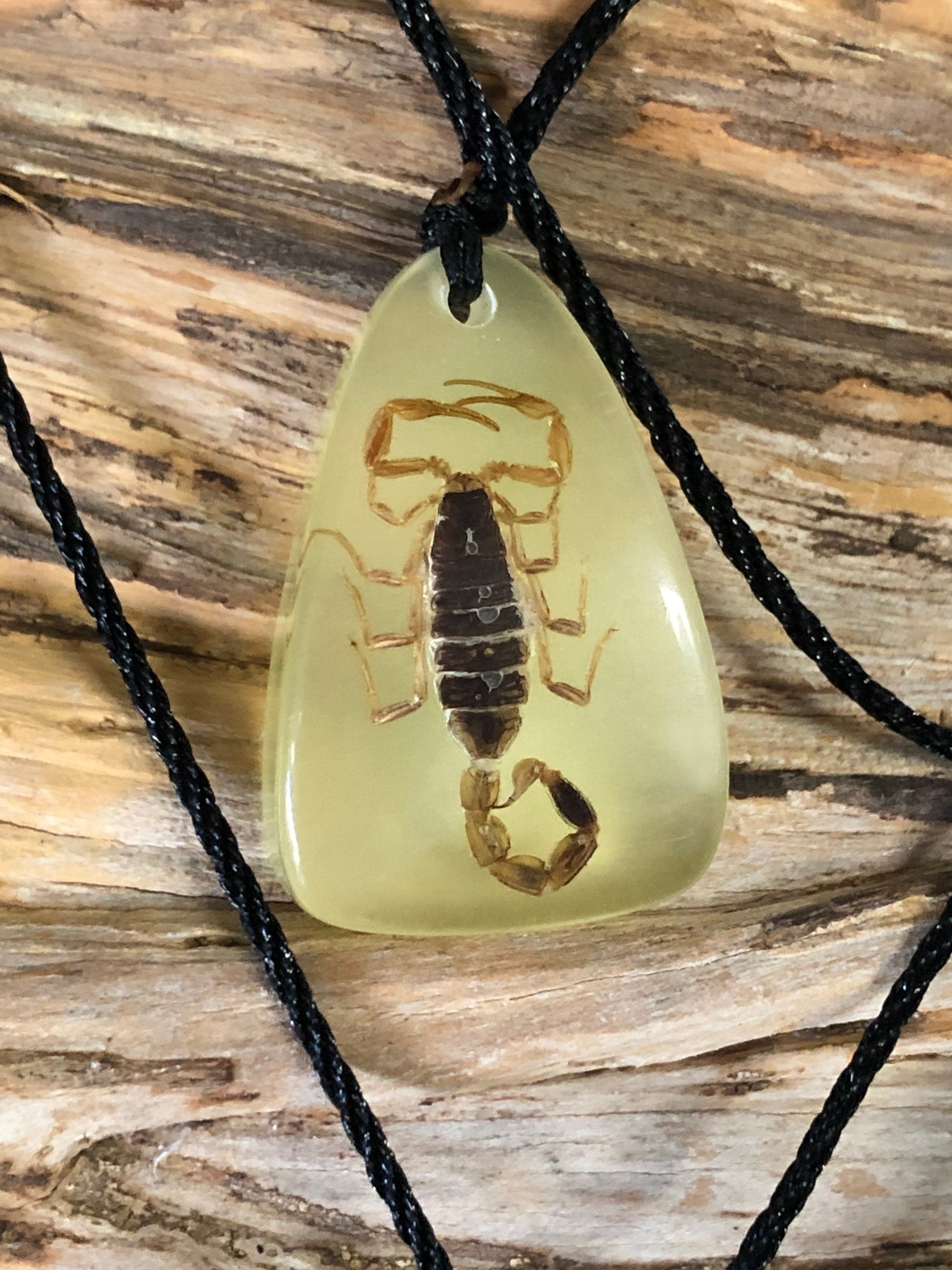 Glow in the Dark Scorpion Necklace