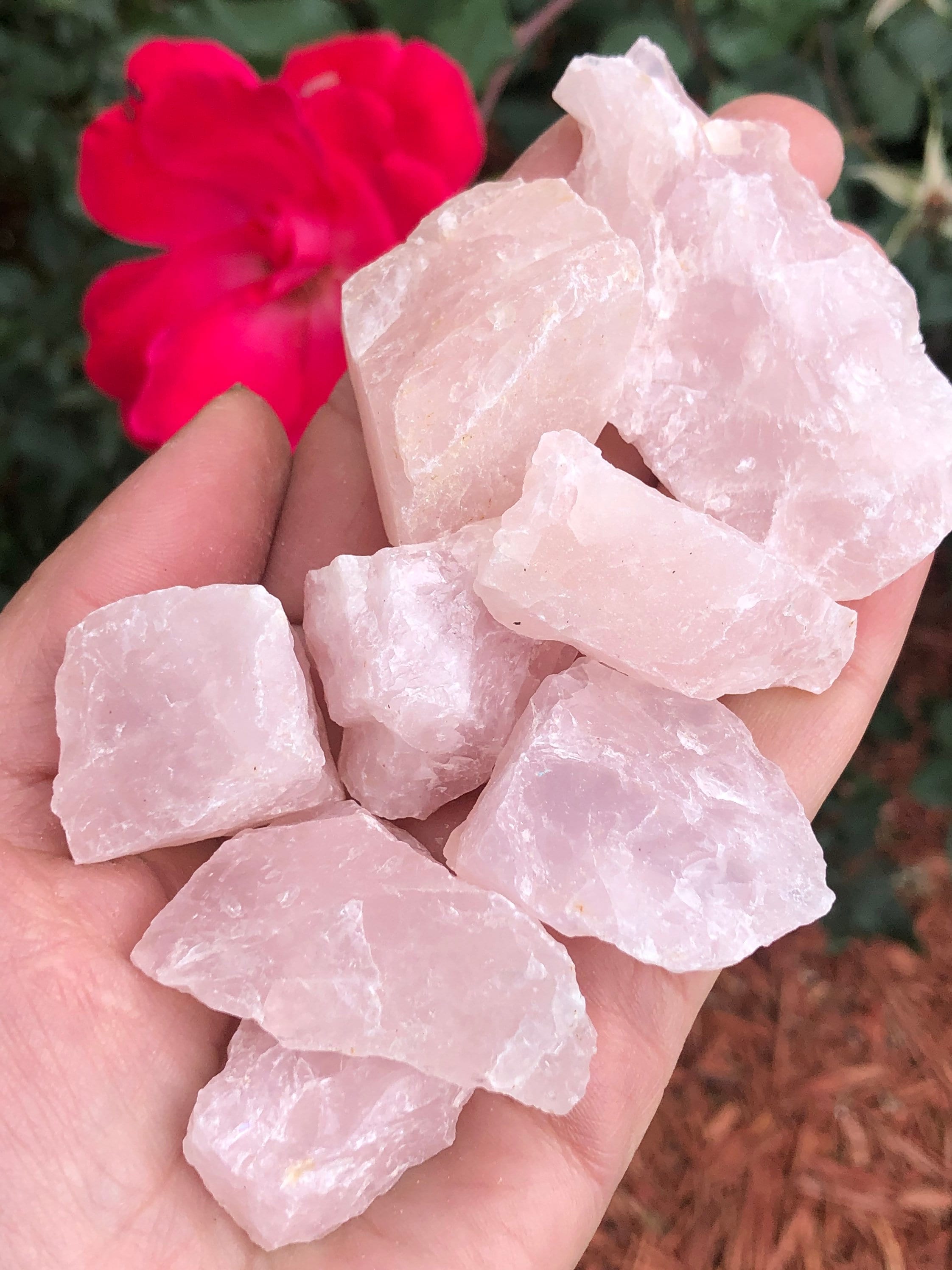 1lb Rose Quartz Crystal Stones