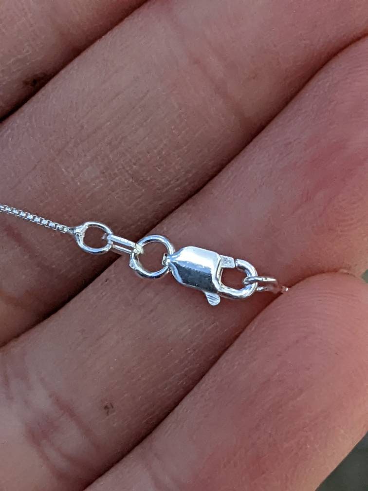 Epic Carved Lodolite Quartz, Fairy w Apple, in Sterling Silver and Sterling Chain