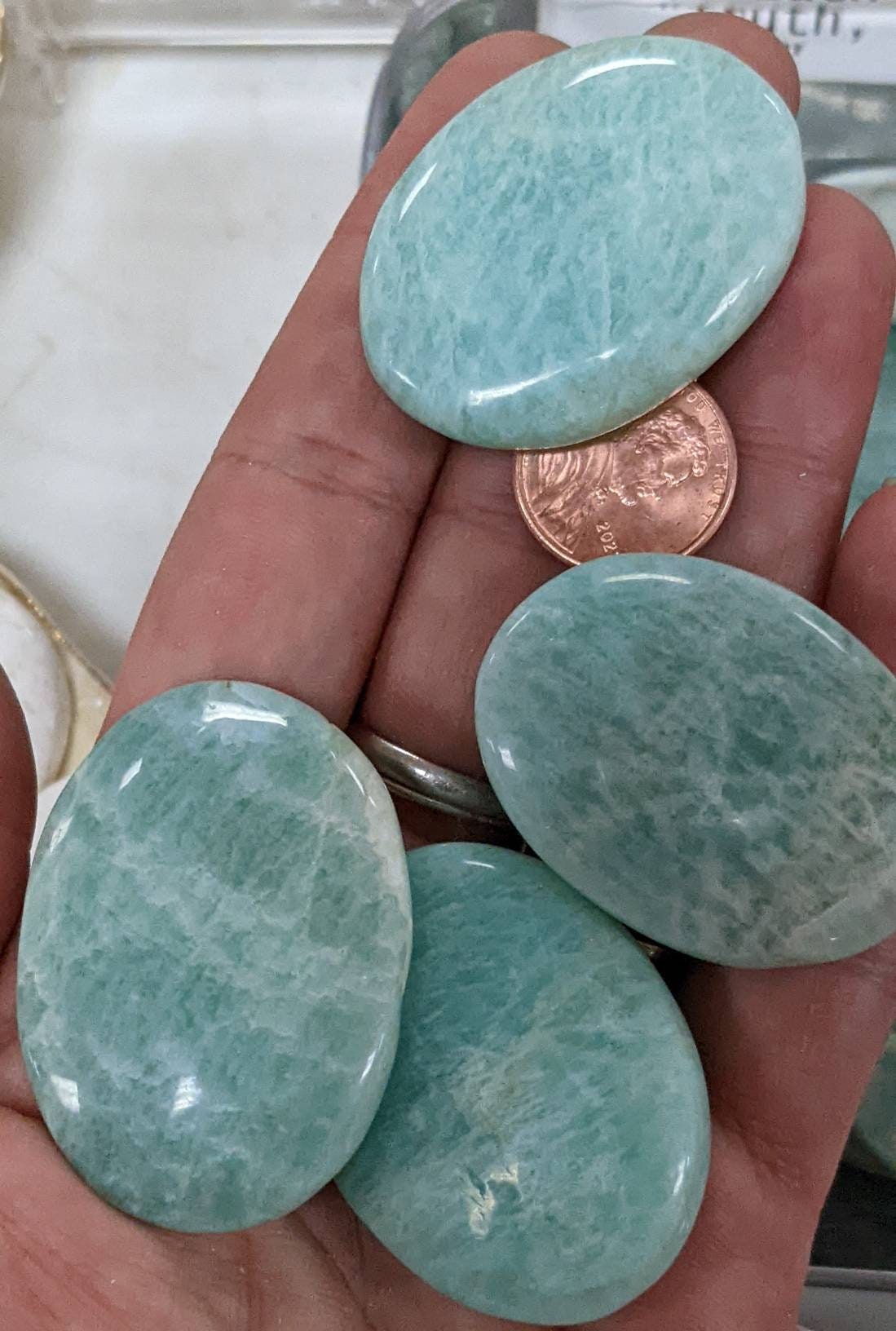 Amazonite Healing Pocket Stone (1)