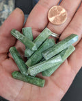 Green Jade Jewelry Size Tower/Obelisk/Point