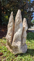 Big Stand up Tri Point Calcite Crystal from Three Gorges Dam China
