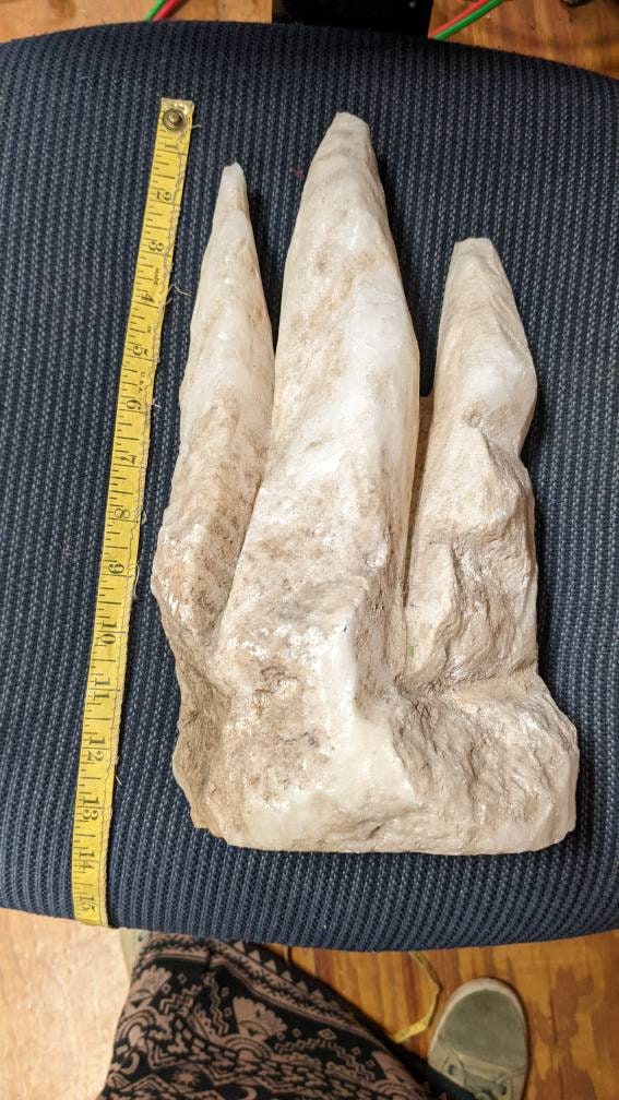 Big Stand up Tri Point Calcite Crystal from Three Gorges Dam China