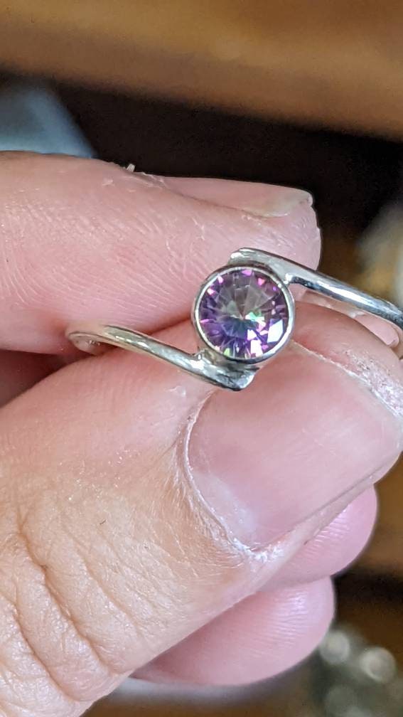 Mystic Topaz Sterling Silver Ring
