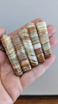 Banded Onyx Obelisk Tower Natural Stone Point (1)