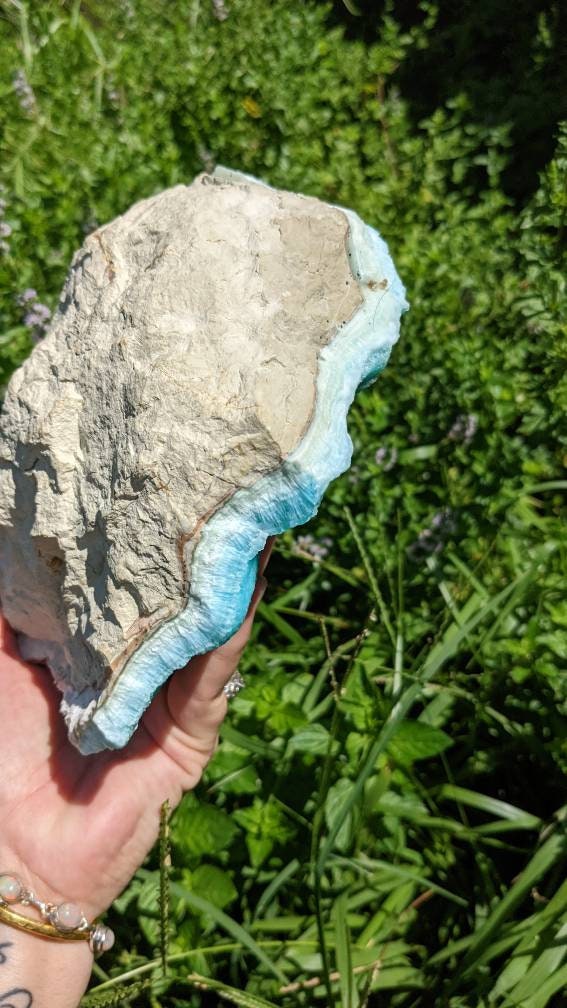 Museum Quality Huge Blue Aragonite Cluster