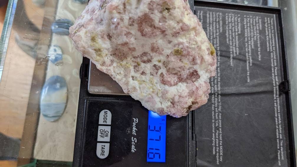 Loaded Raspberry Pink Grossular Garnet Crystal Cluster