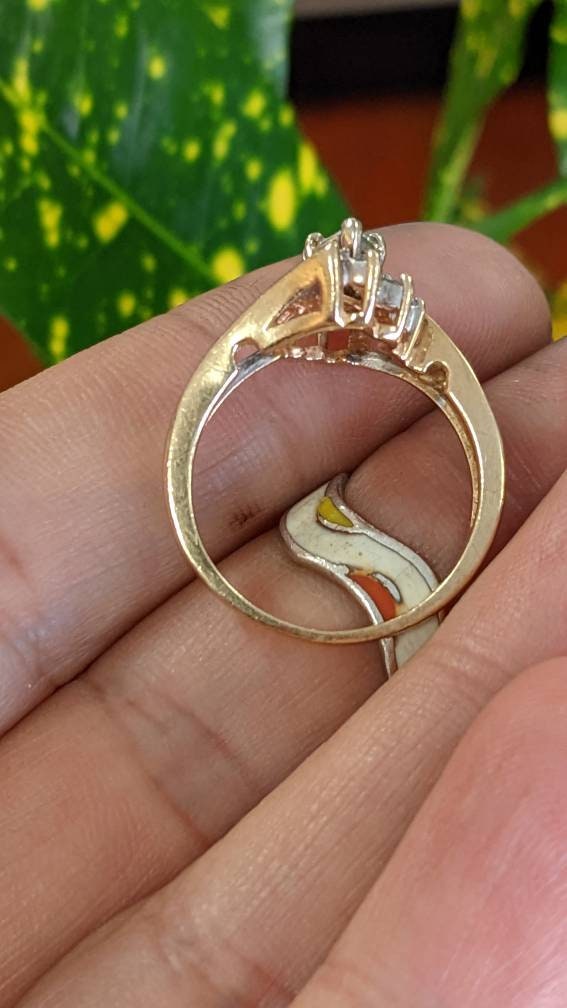 Diamond Yellow 14k Gold Engagement Ring