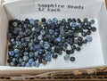 Polished Sapphire Corundum Gemstone Beads