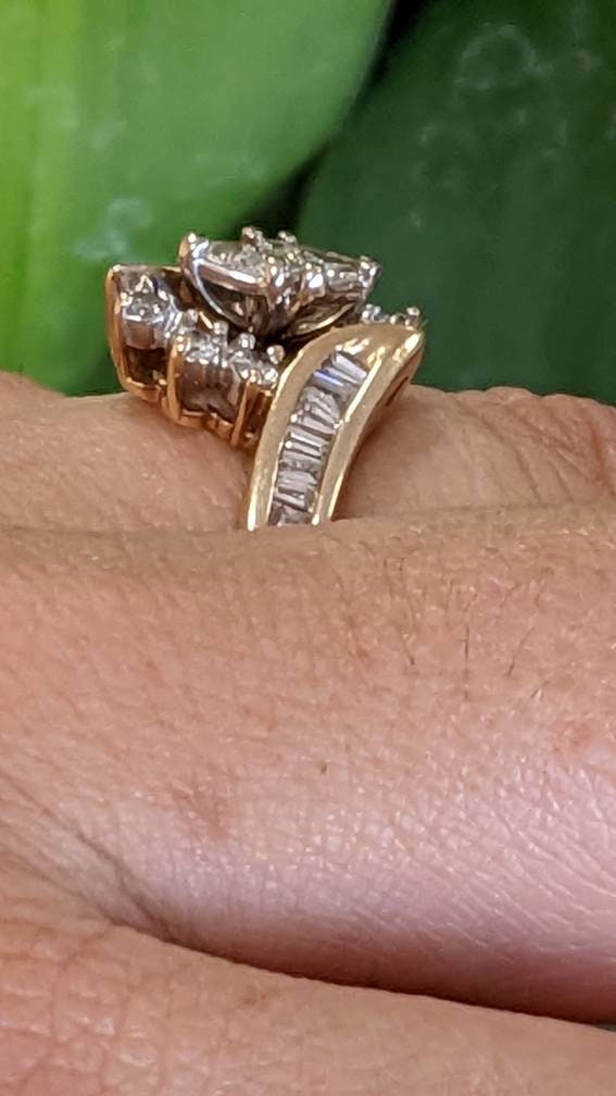 Diamond Yellow 14k Gold Engagement Ring