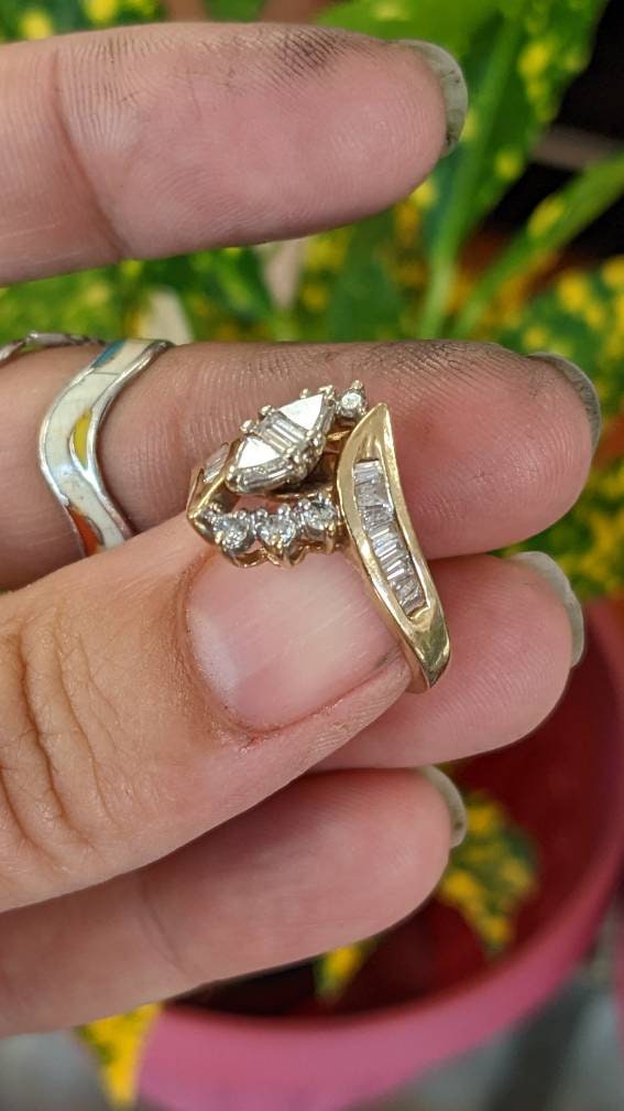 Diamond Yellow 14k Gold Engagement Ring