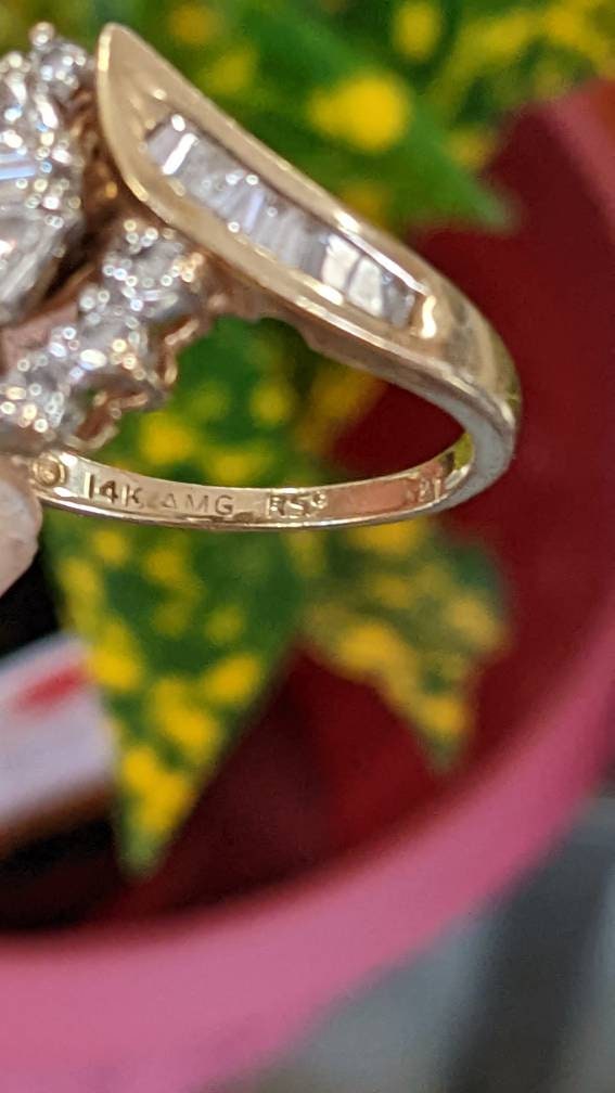 Diamond Yellow 14k Gold Engagement Ring