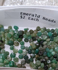 Polished Emerald Beryl Gemstone Beads