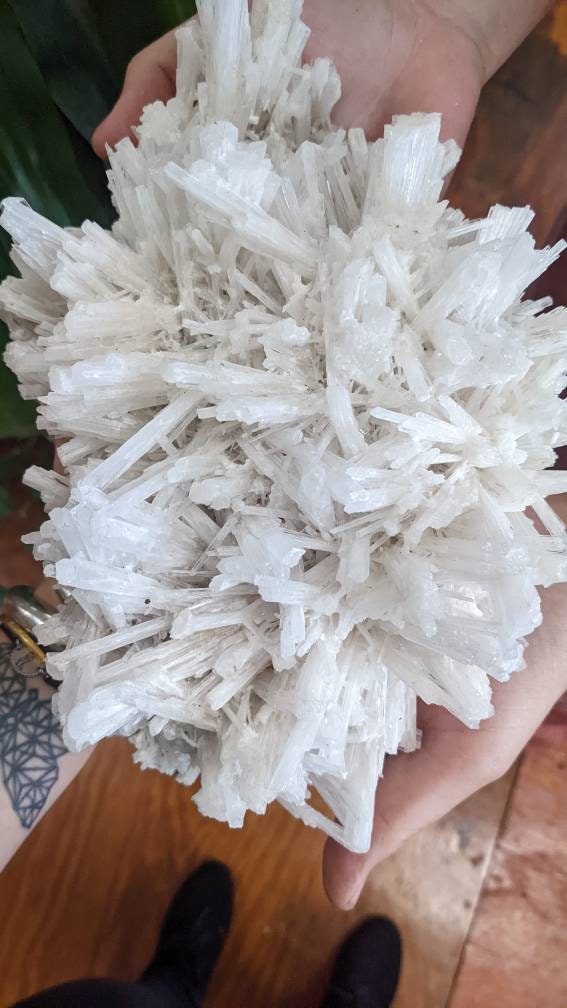 Huge 7.3lb Scolecite Crystal Cluster