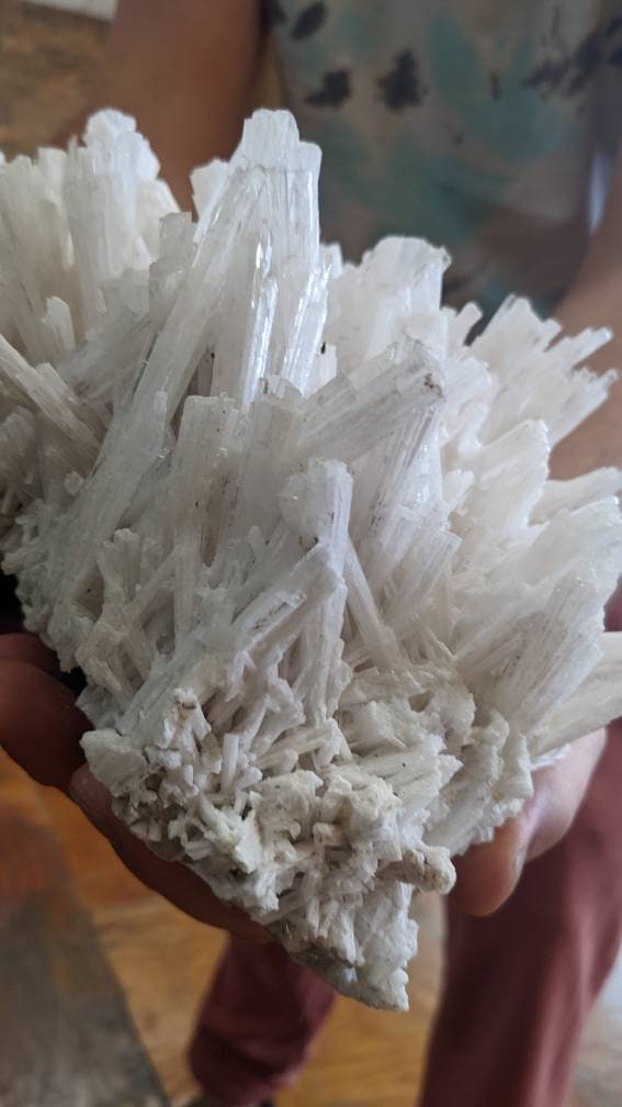 Huge 7.3lb Scolecite Crystal Cluster