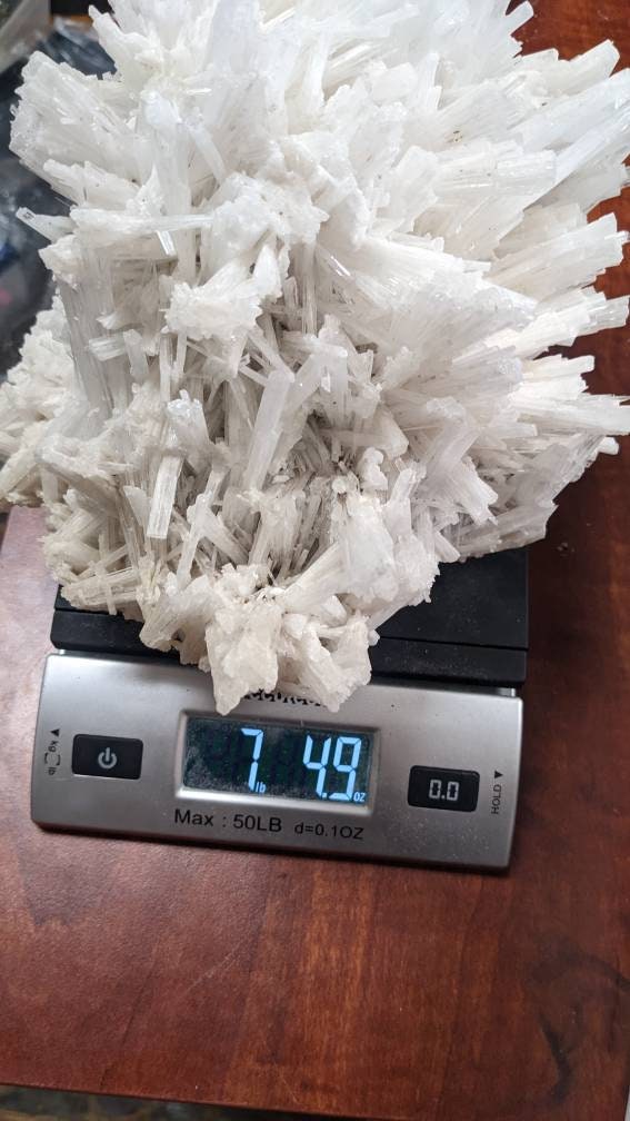 Huge 7.3lb Scolecite Crystal Cluster