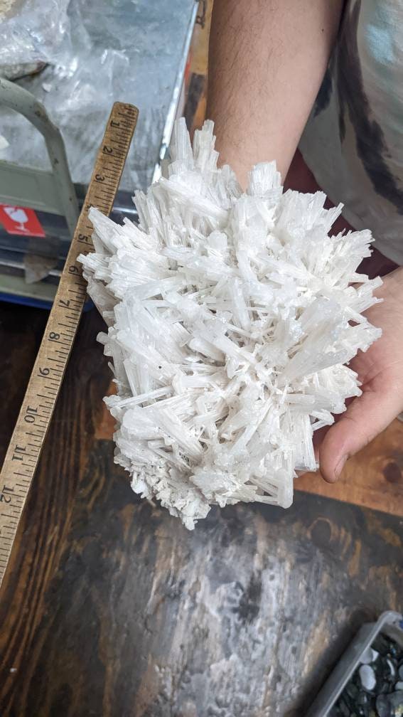 Huge 7.3lb Scolecite Crystal Cluster