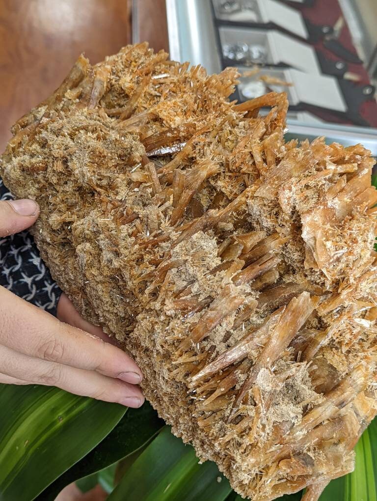 Huge Rare Orange Selenite Cluster from Australia