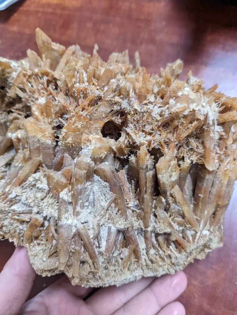 Huge Rare Orange Selenite Cluster from Australia