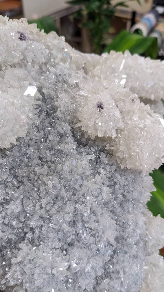 Huge 6lb Sparkly Apophyllite and Calcite Crystal Cluster