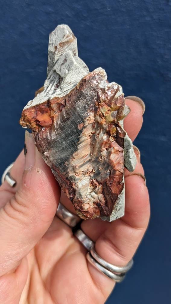 Epic Amphibole Included Quartz Cluster