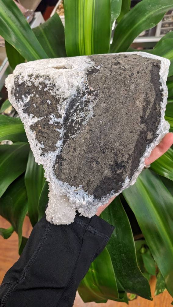 Huge 6lb Sparkly Apophyllite and Calcite Crystal Cluster