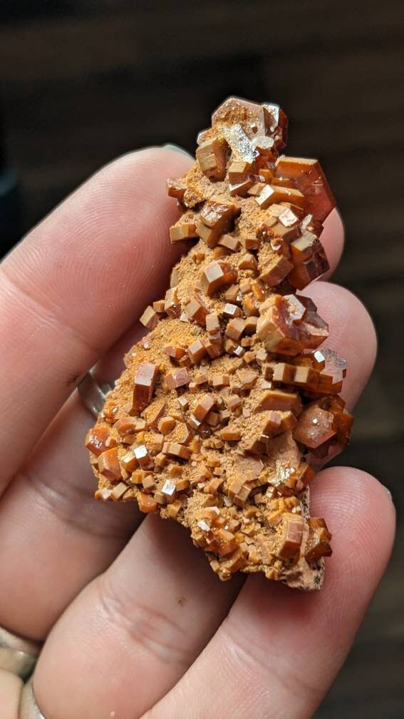Gemmy Vanadinite Cluster