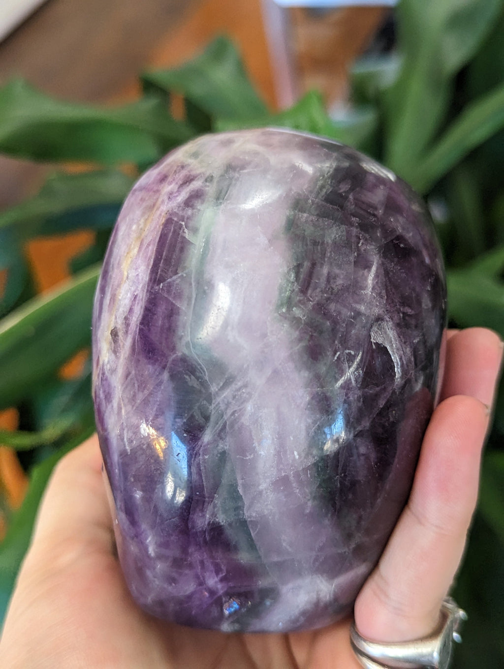 Huge 4.75lb Fluorite Crystal Skull