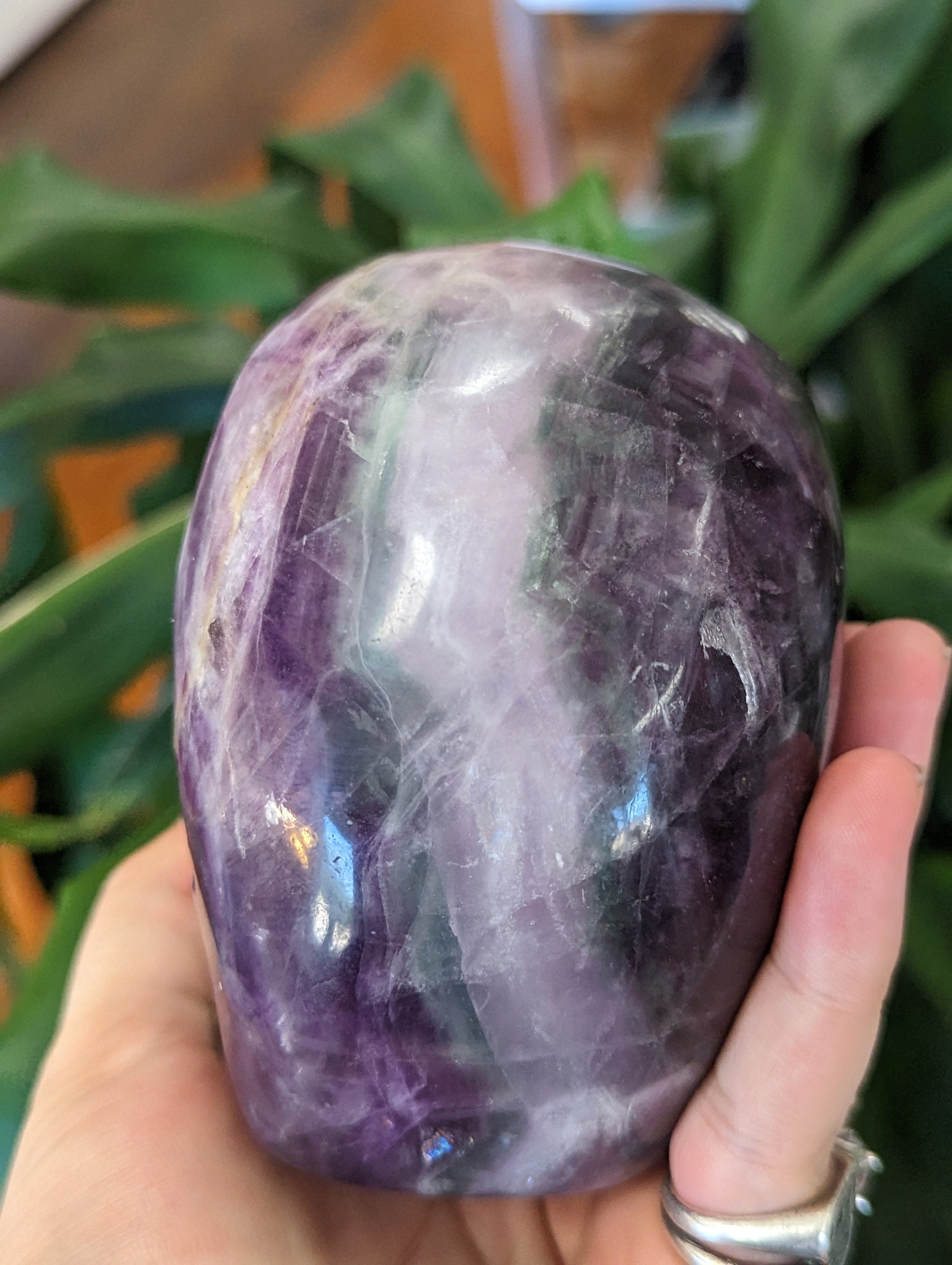 Huge 4.75lb Fluorite Crystal Skull