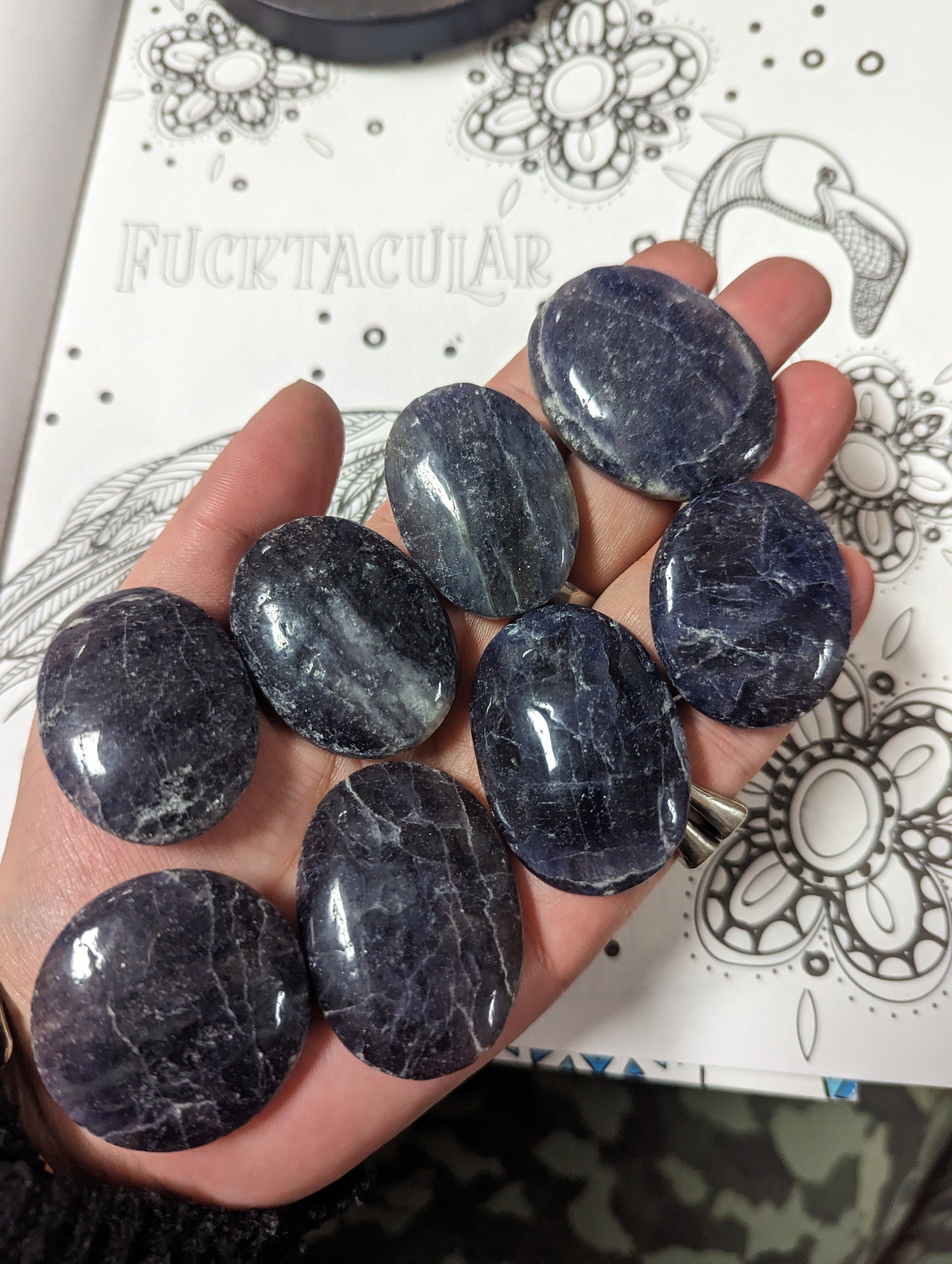 Iolite Cabochon/Pocket Stone