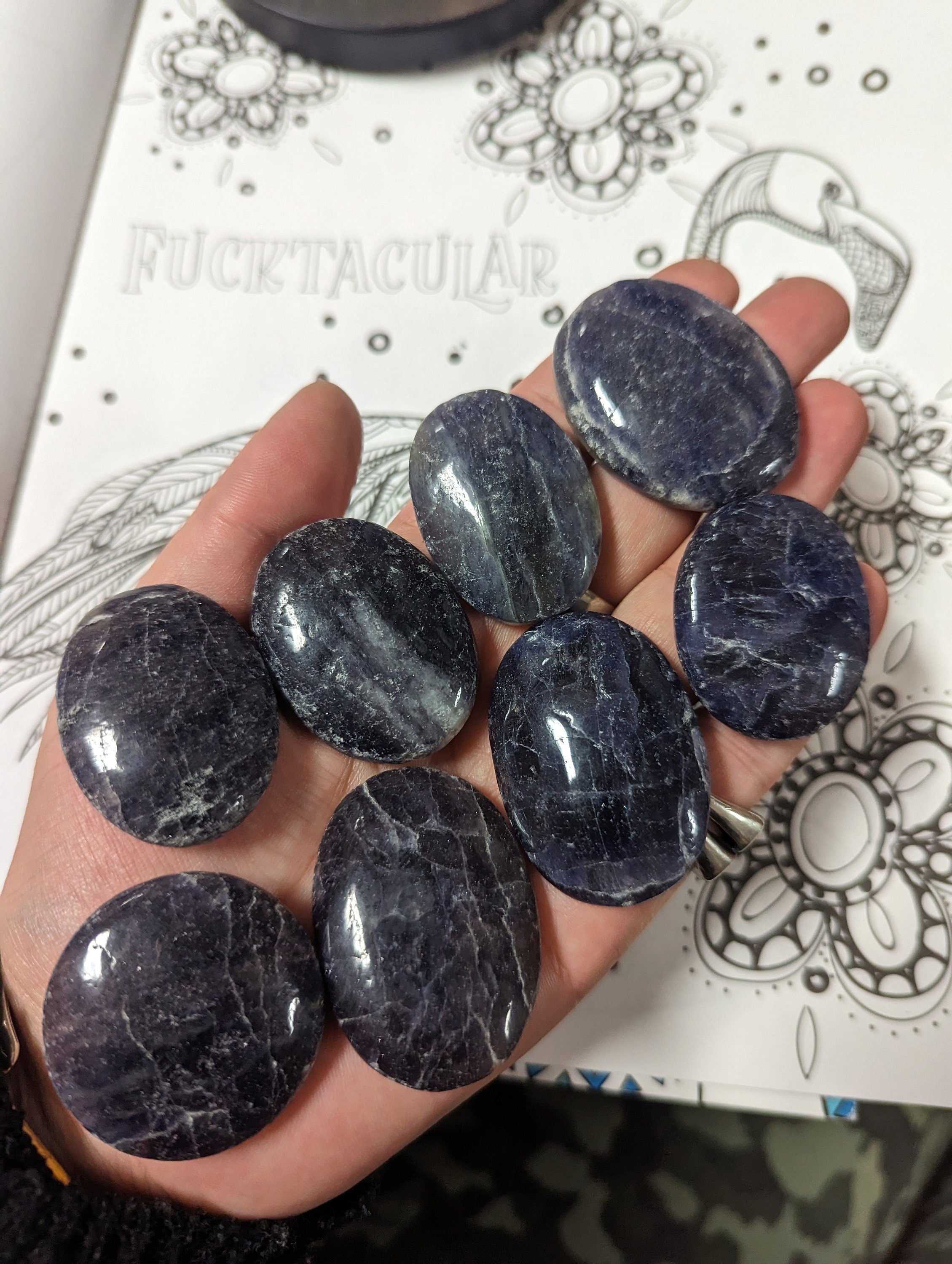 Iolite Cabochon/Pocket Stone