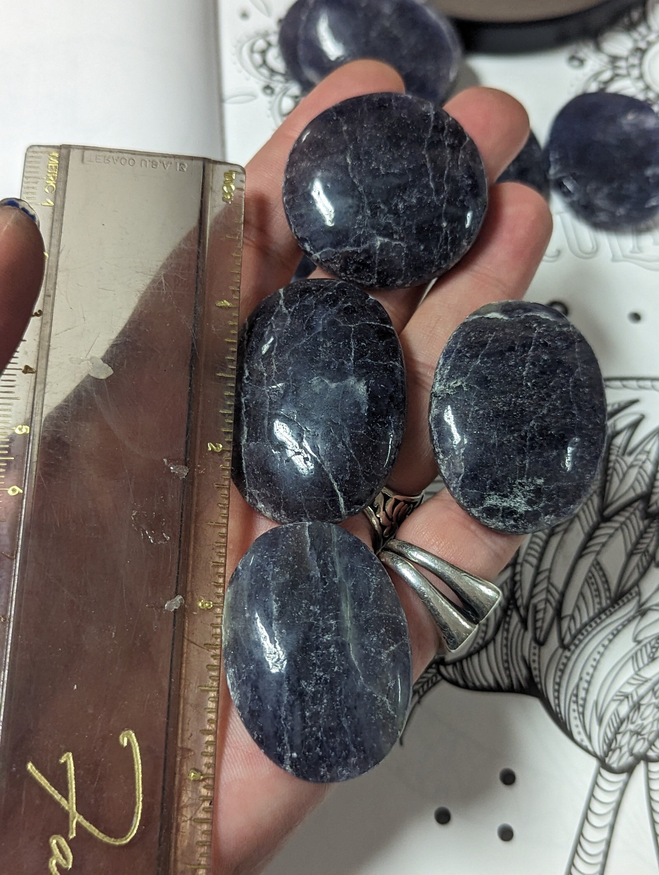 Iolite Cabochon/Pocket Stone