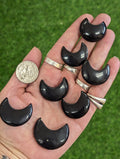 Black Onyx, Polished Crescent Moon