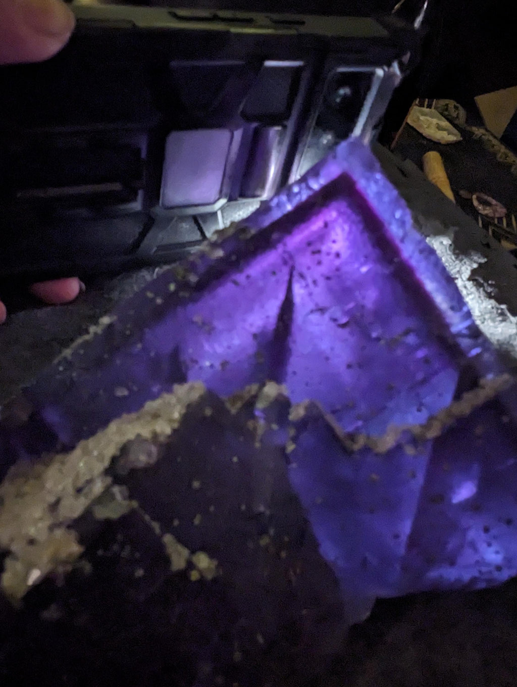 Big Beautiful Illinois Fluorite Minerva Mine Cave in Rock