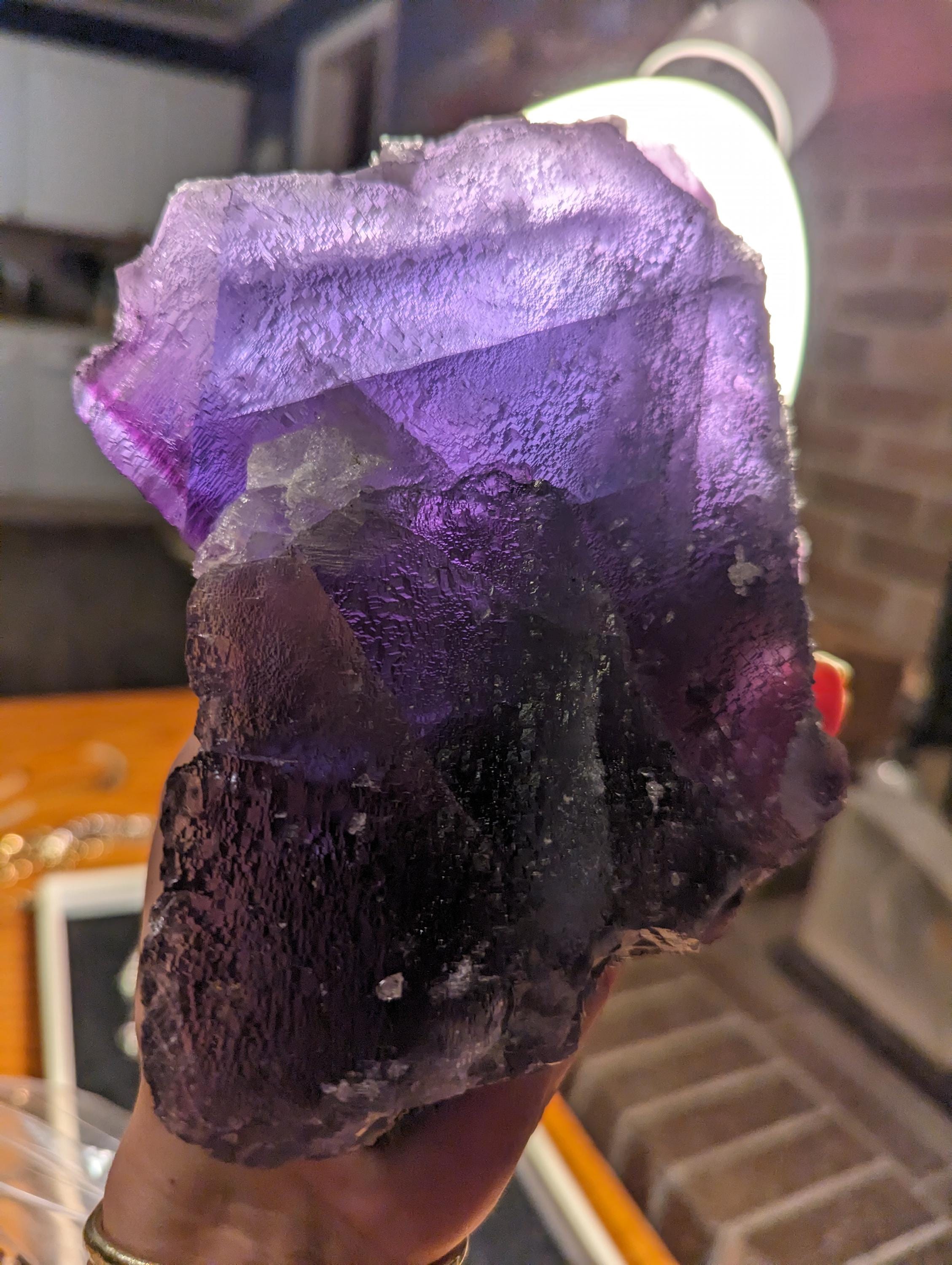 Big Beautiful Illinois Fluorite Minerva Mine Cave in Rock