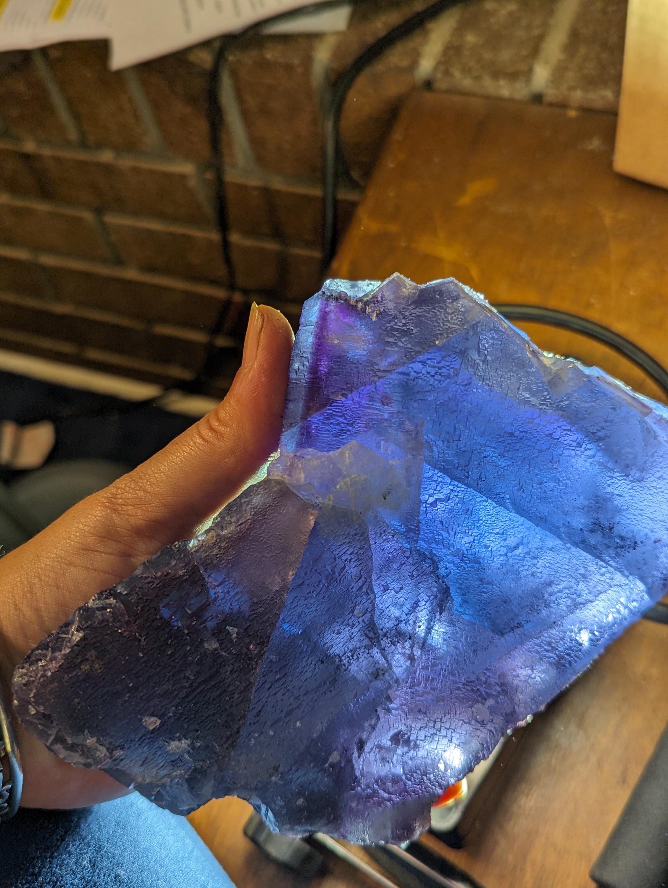 Big Beautiful Illinois Fluorite Minerva Mine Cave in Rock