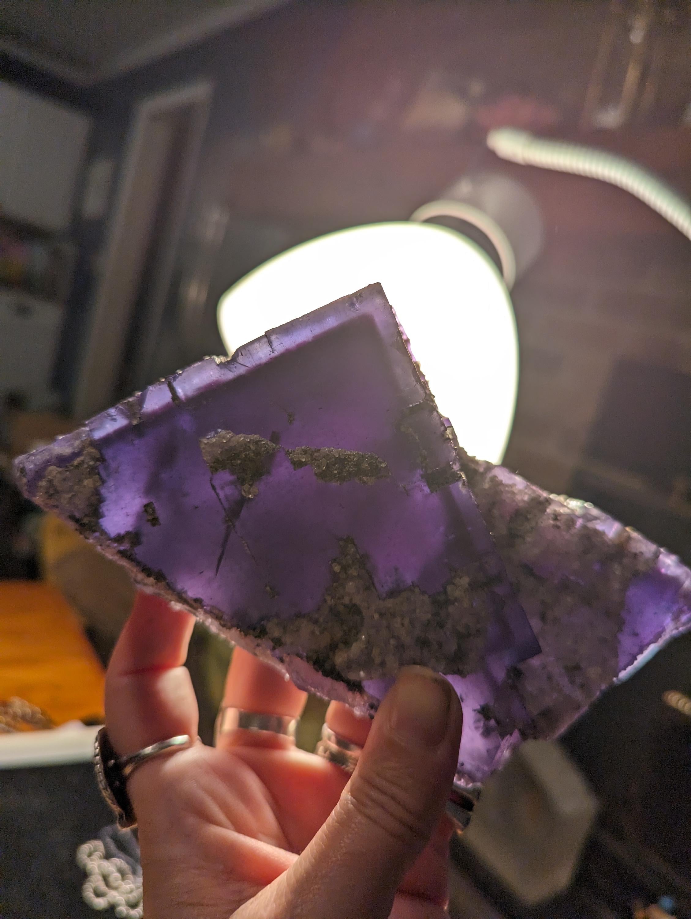Big Beautiful Illinois Fluorite Minerva Mine Cave in Rock