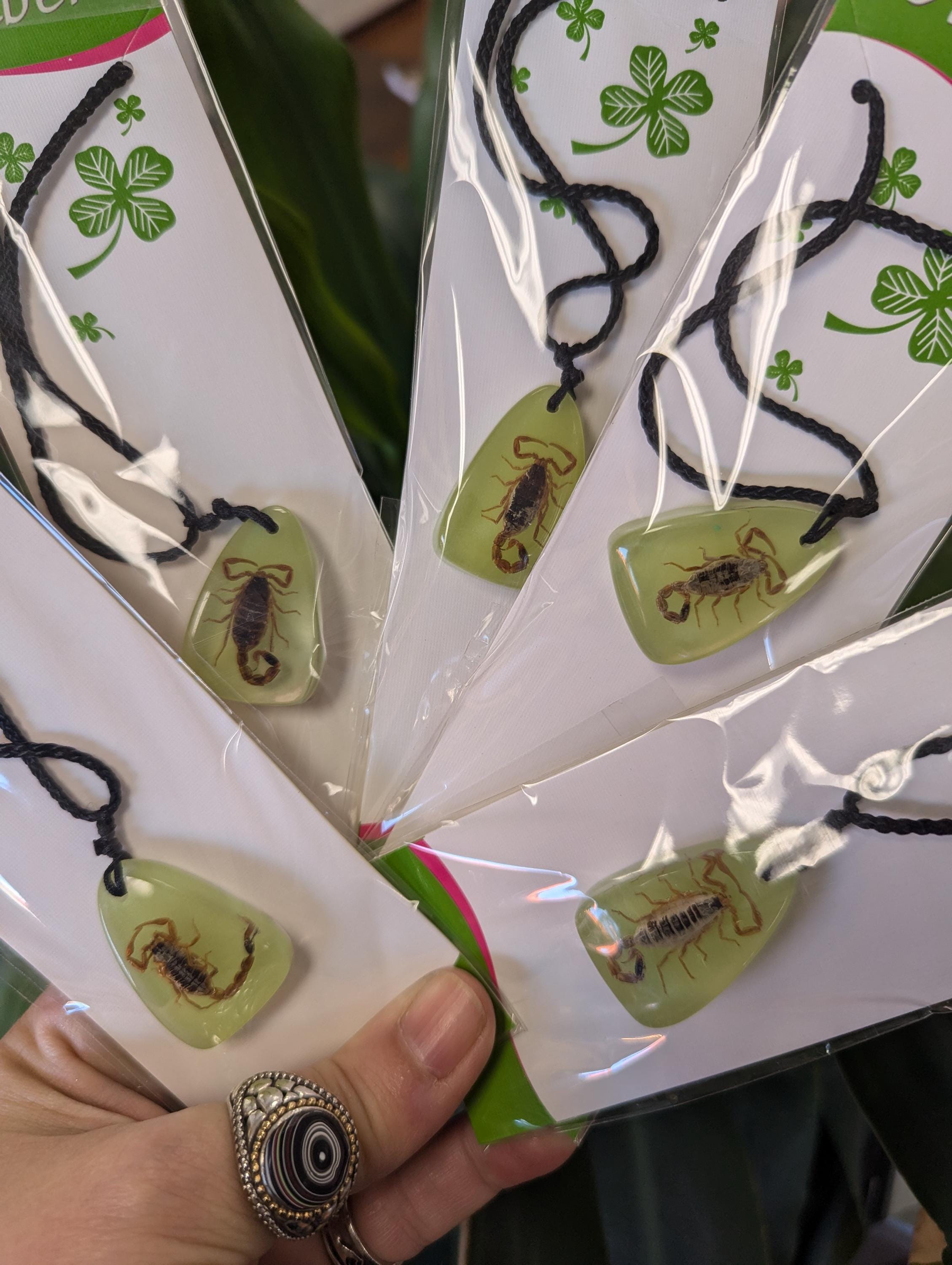 Glow in the Dark Scorpion Necklace