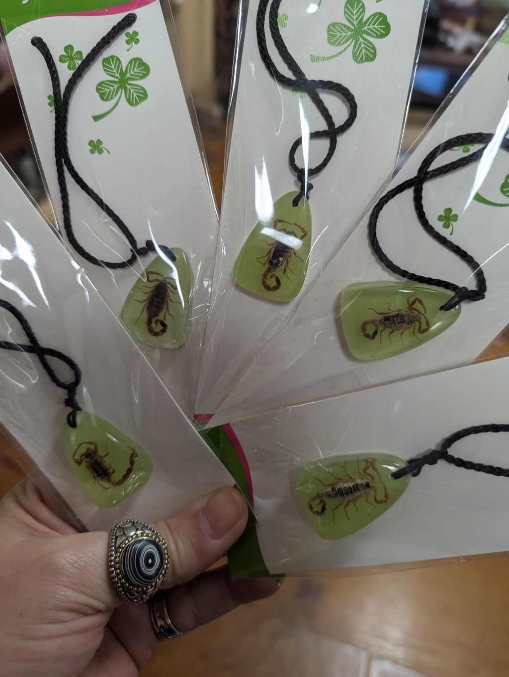 Glow in the Dark Scorpion Necklace