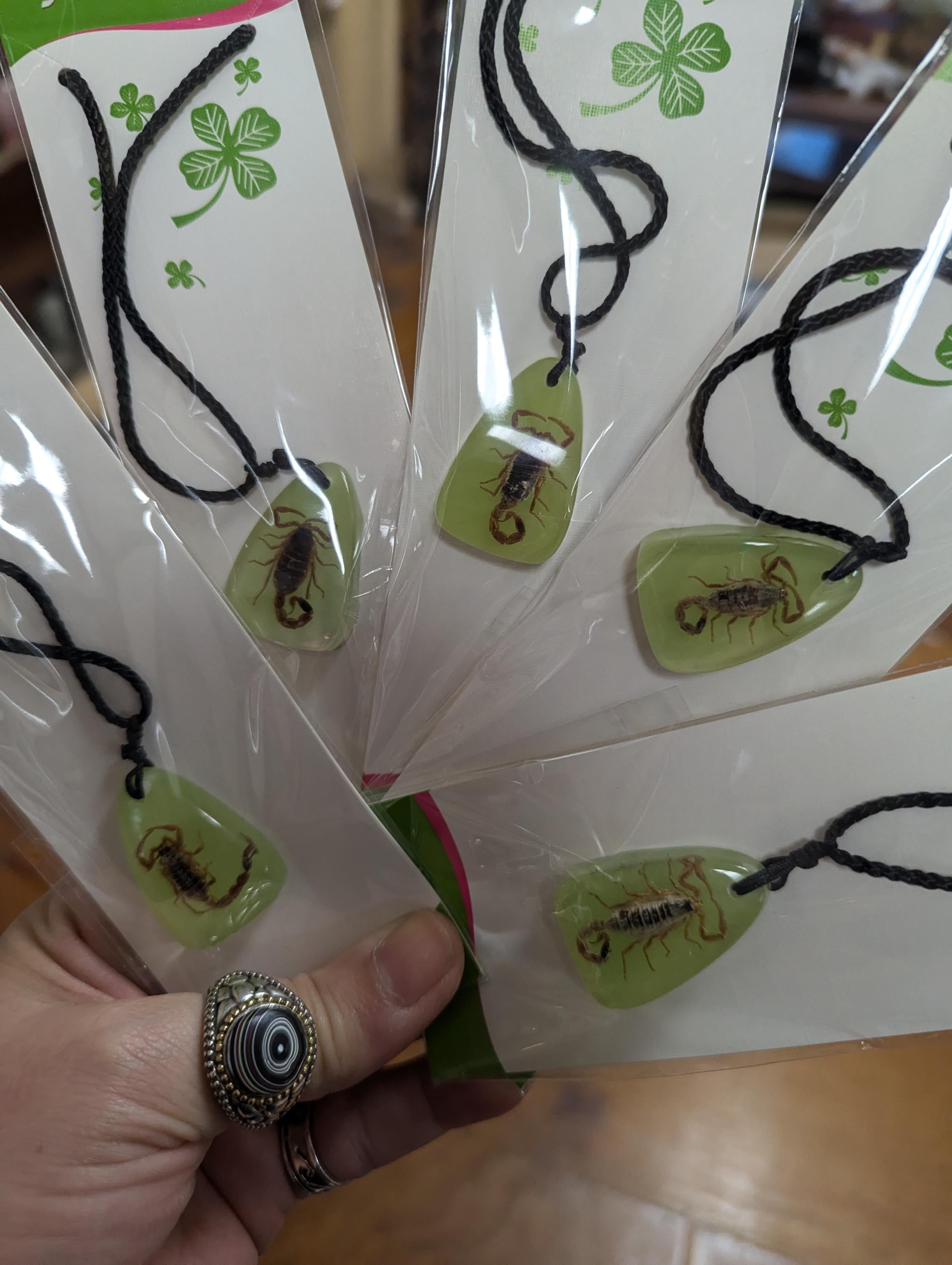 Glow in the Dark Scorpion Necklace