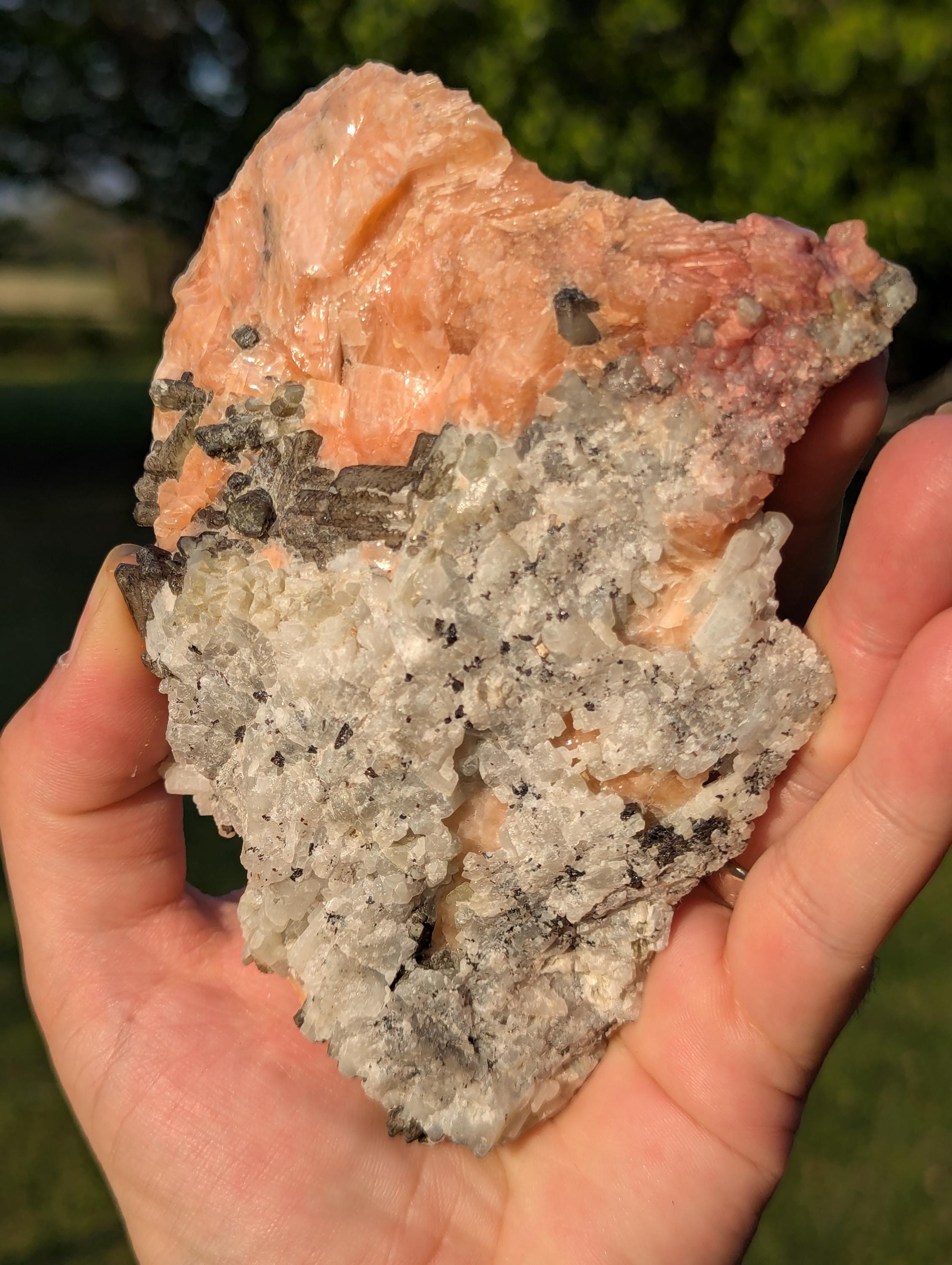 Huge Cluster of Scapolite Crystals on Calcite from Canada