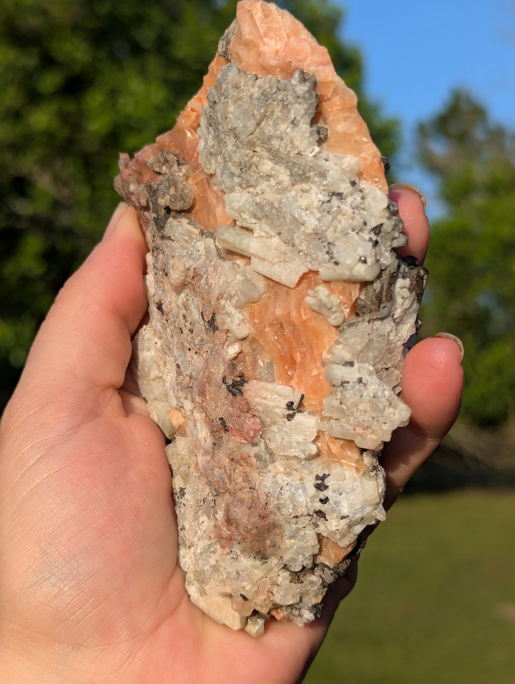 Huge Cluster of Scapolite Crystals on Calcite from Canada