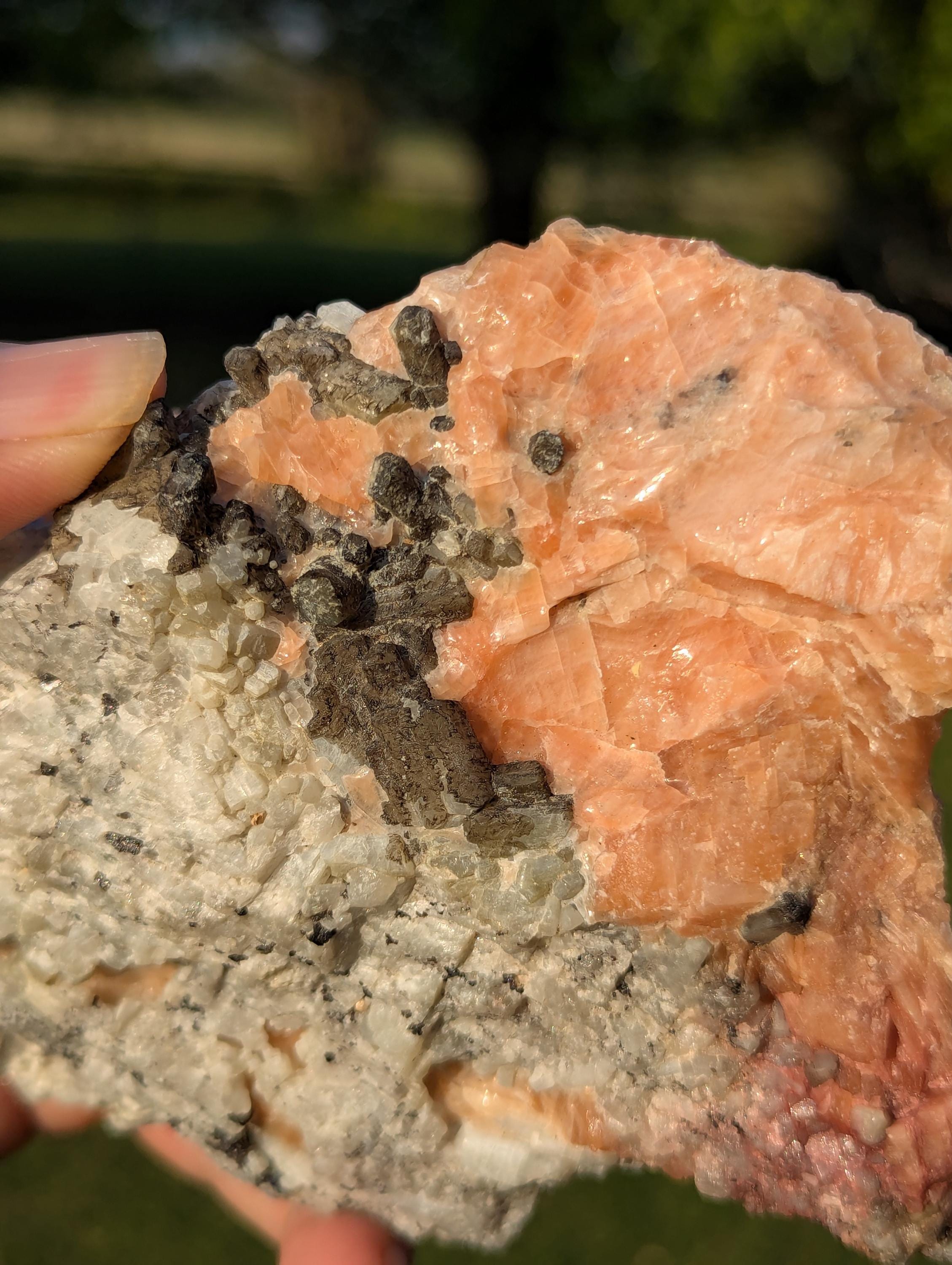 Huge Cluster of Scapolite Crystals on Calcite from Canada